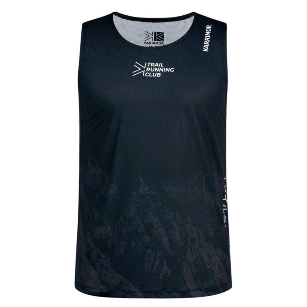 Karrimor Mens Performance Back Print Tank Top / Black